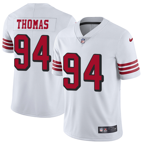San Francisco 49ers Limited White Men Solomon Thomas NFL Jersey #94 Rush Vapor Untouchable